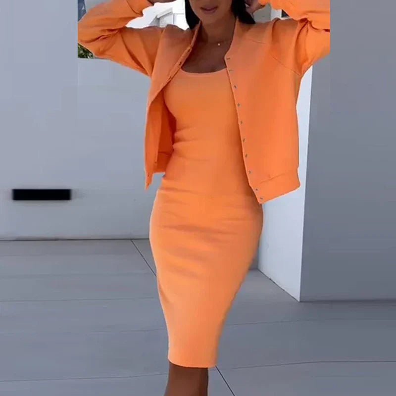 Cynthia™ — Nauwsluitende Tweedelige Bodycon-Set